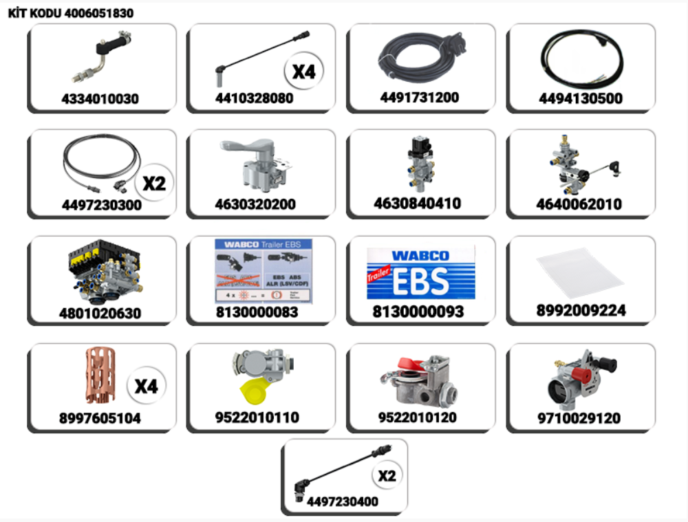 EBS-E PREMIUM 4S/2M SET TREYLER 4006051830