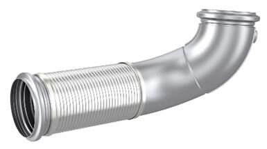 VOLVO FH4, FM4, FH16 SPİRALLİ INOX ARA BORU EURO 6 21456672 7421456672