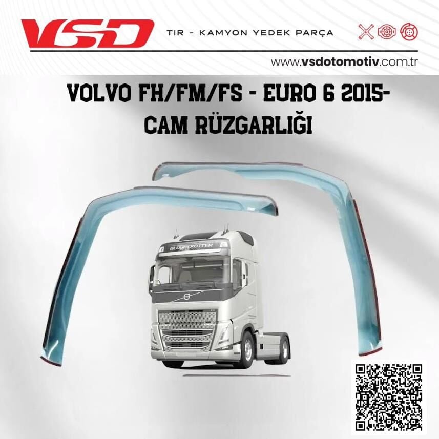 VOLVO FH FM FS  EURO 6 2015 CAM RÜZGARLIĞI