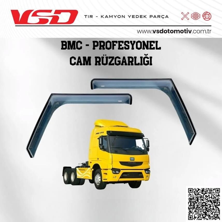 BMC PROFESYONEL CAM RÜZGARLIĞI