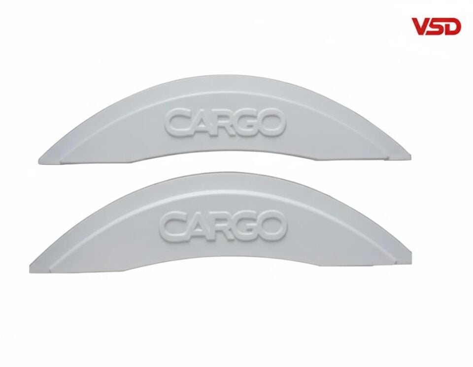 FORD CARGO ÇAMURLUK AĞZI 2 PARÇA TAKIM BEYAZ BOYALI