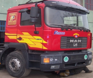 MAN 19-423 KABİN ŞERİDİ RENKLİ KABİN