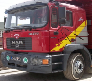 MAN 32-270 ASLANLI KABİN ŞERİDİ RENKLİ KABİN