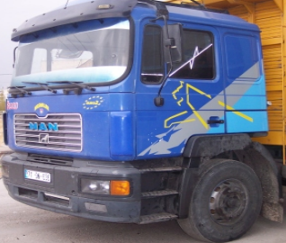 MAN 32-270 ASLANLI KABİN ŞERİDİ MAVİ KABİN