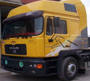MAN 19-460 TRAMLI ASLANLI KABİN ŞERİDİ TÜM RENKLER