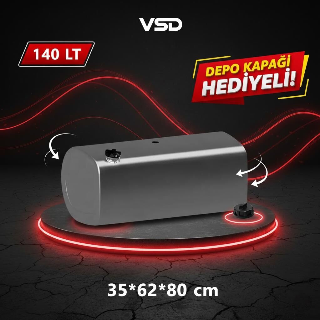 MAN TGL 10.153 140 LT GALVANİZ AYAKSIZ YAKIT DEPOSU 35*62*80