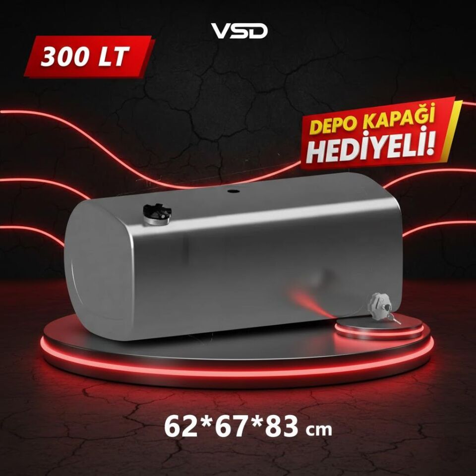 RENAULT 300 LT GALVANİZ AYAKSIZ YAKIT DEPOSU 62*67*83