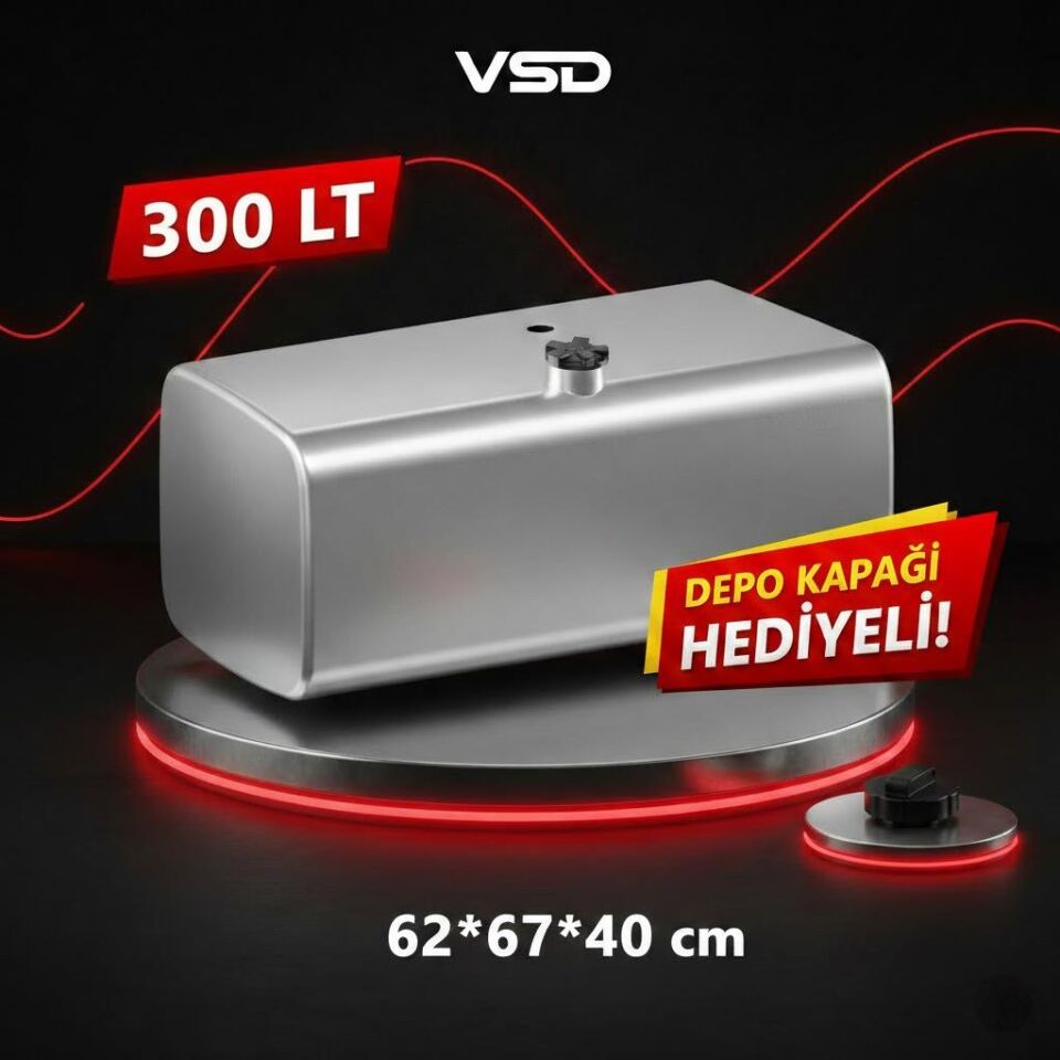 SCANIA (KAMYON P 250-380-400-410-420 G 360-400-420-450) 300 LT GALVANİZ AYAKSIZ YAKIT DEPOSU 50*70*1
