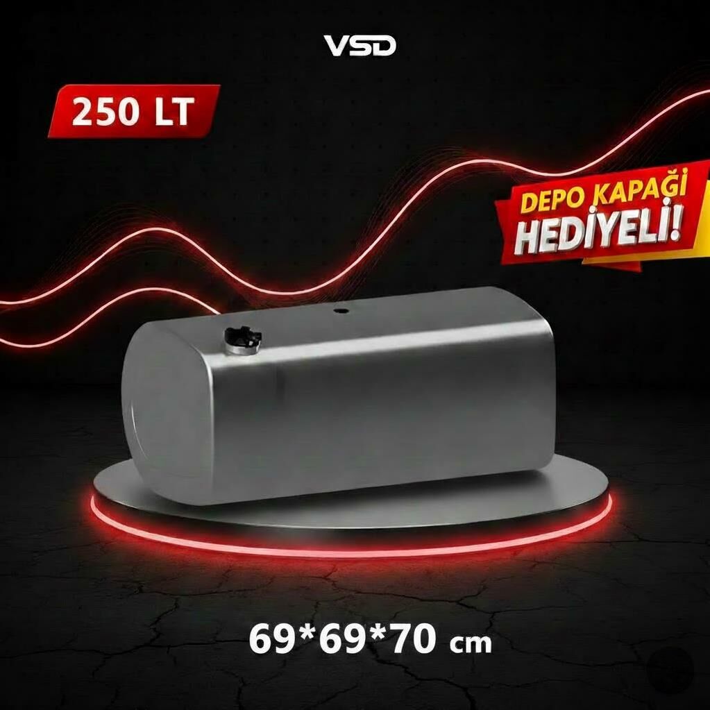 Оцинкований паливний бак IVECO 250 л без ніжок 42*52*130