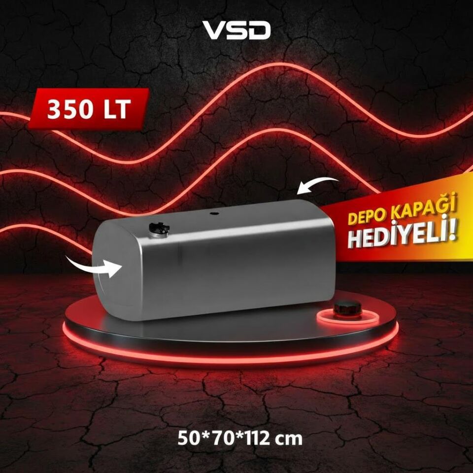 SCANIA (KAMYON P 250-380-400-410-420 G 360-400-420-450) 350 LT GALVANİZ AYAKSIZ YAKIT DEPOSU 50*70*1