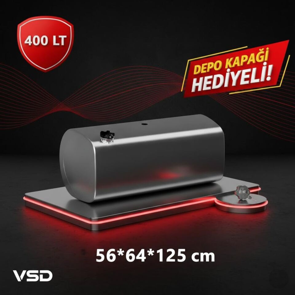 MERCEDES (3028- 3029-3228-3240- 3340-4140) 400 LT GALVANİZ AYAKSIZ YAKIT DEPOSU 56*64*125