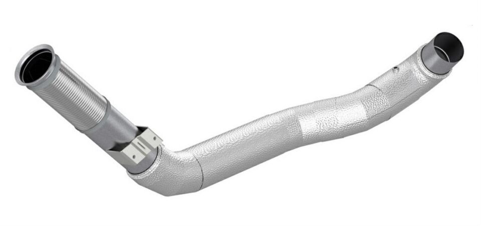 IVECO EUROTRAKKER СПІРАЛЬНА ПЕРЕДНЯ ТРУБА EURO 6 INOX OEM ІЗОЛЯЦІЯ 5801292786
