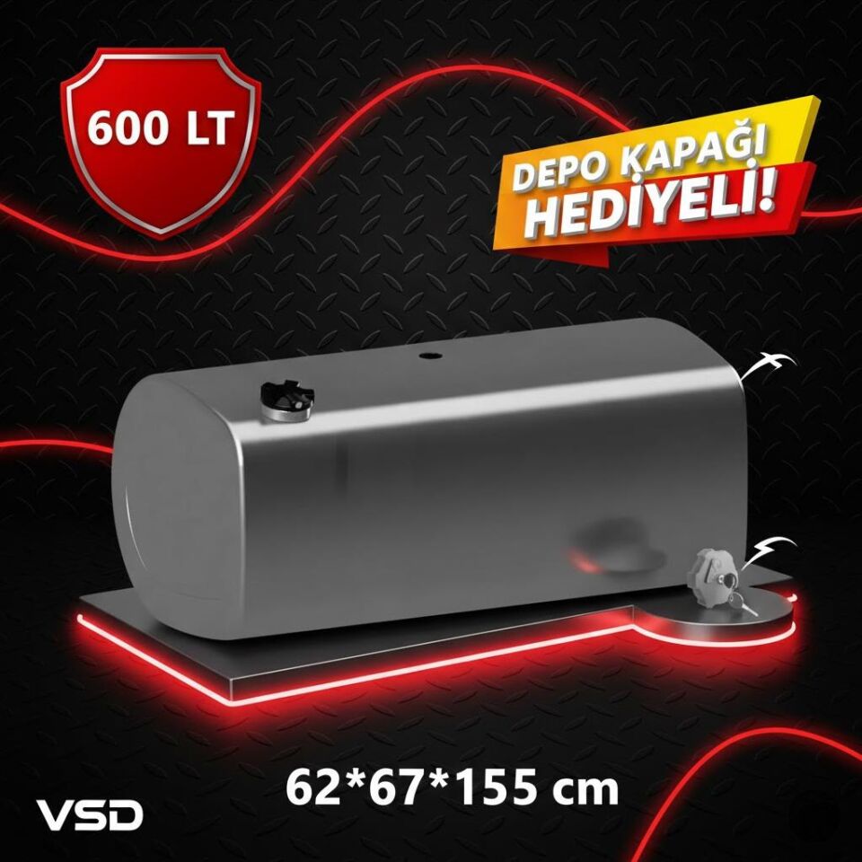 DEPÓSITO DE COMBUSTIBLE GALVANIZADO RENAULT 600 LT (CON PATAS) 62*67*155