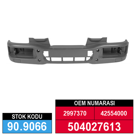 IVECO ÖN TAMPON SİS LAMBA DELİKSİZ EUROGARGO TECTOR 504027613