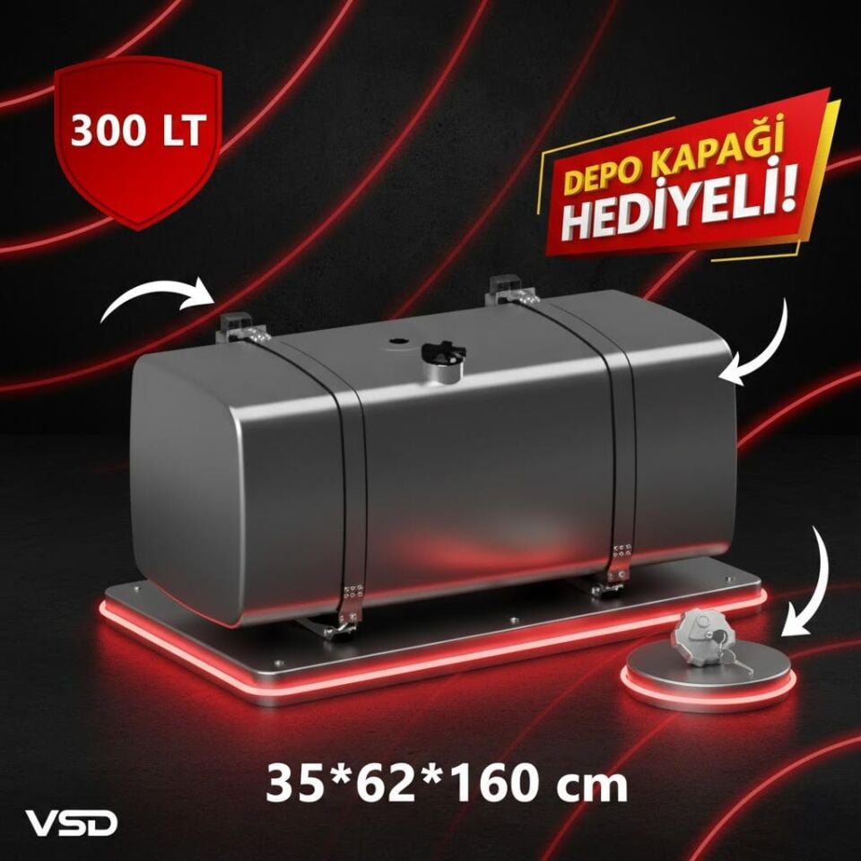 MAN TGL 300 LT Pocinčani rezervoar za gorivo na postolju 35*62*160