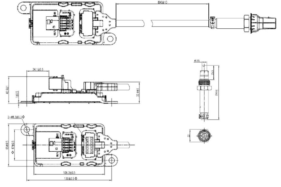 Noks Sensörü, Nox Sensor SCANIA P,G,R,T,S EURO 6 2659849