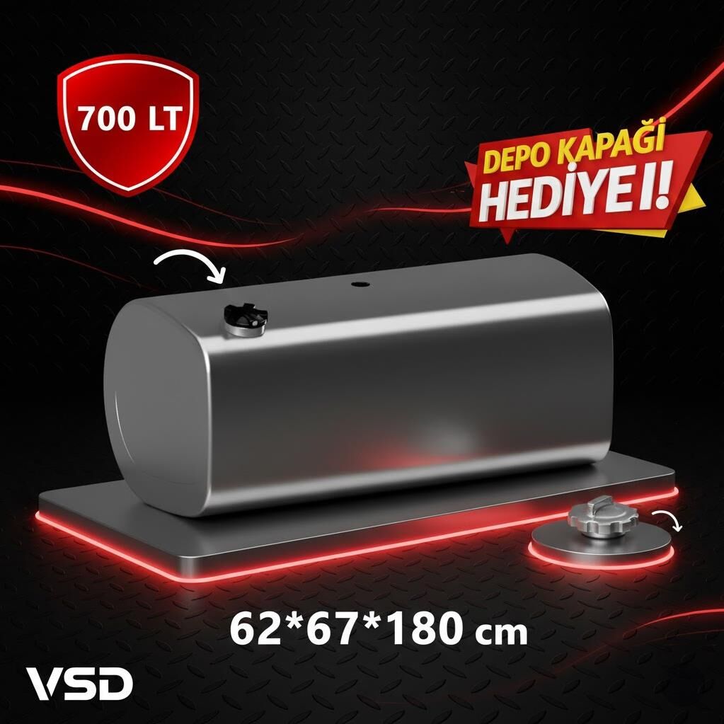RENAULT 700 LT GALVANİZ AYAKSIZ YAKIT DEPOSU 62*67*180
