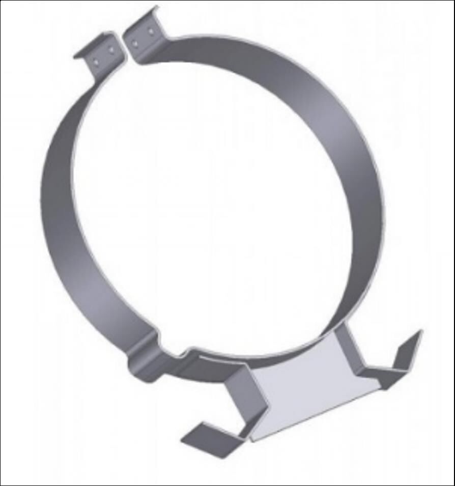 IVECO EUROCARGO/TECTOR EXHAUST MUFFLER CLAMP 500362803