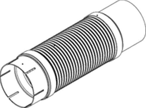MAN TGX EURO 4-5 ÉCHAPPEMENT SPIRAL 81152100107