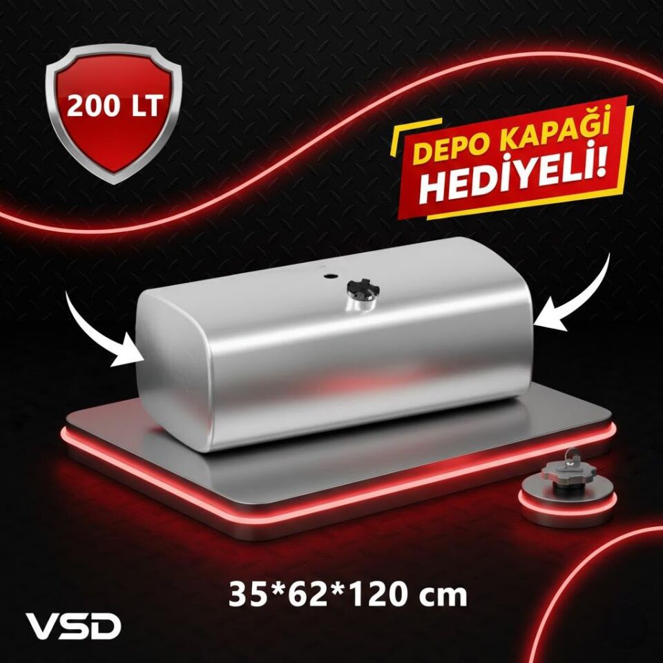 MAN TGL 200 LT Aluminijski rezervoar za gorivo (bez nogu) 35*62*120