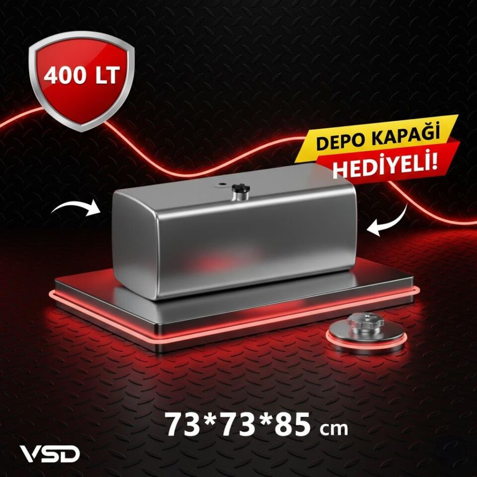 MAN 400 LT aluminijski rezervoar za gorivo (bez nogu) 73*73*85