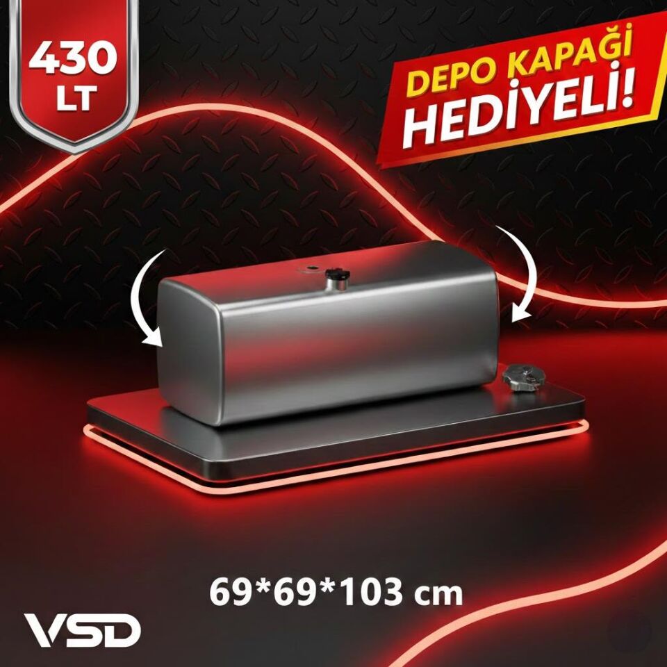 RENAULT 430 LT ALÜMİNYUM AYAKSIZ YAKIT DEPOSU 69*69*103
