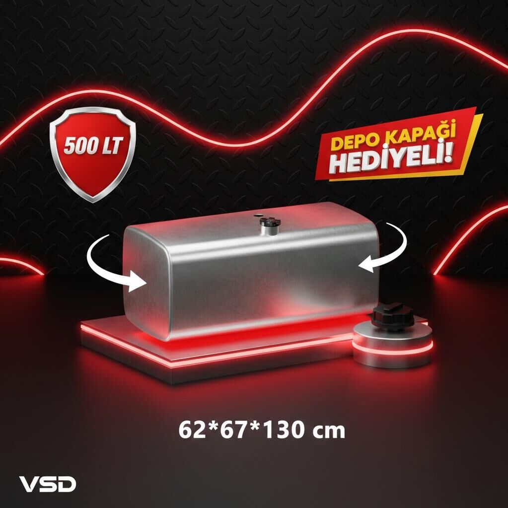 RENAULT 500 LT ALÜMİNYUM AYAKSIZ YAKIT DEPOSU 62*67*130