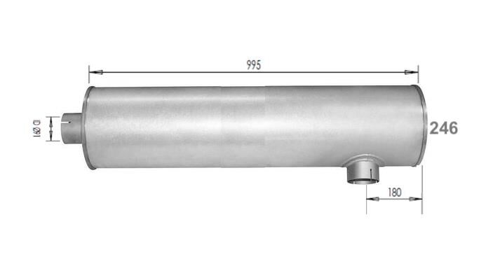 RENAULT MIDLINER EURO 2 EKSOZ SUSTURUCUSU  5000451019  5001867396