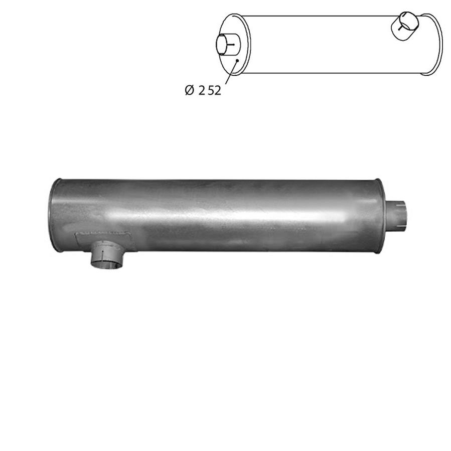 RENAULT MIDLUM EURO 3 MUFELER SHKALIM 5010317423