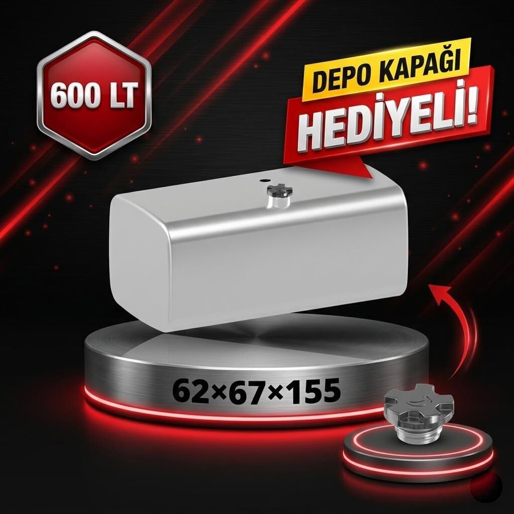 MERCEDES 600 LT ALÜMİNYUM AYAKSIZ YAKIT DEPOSU 62*67*155