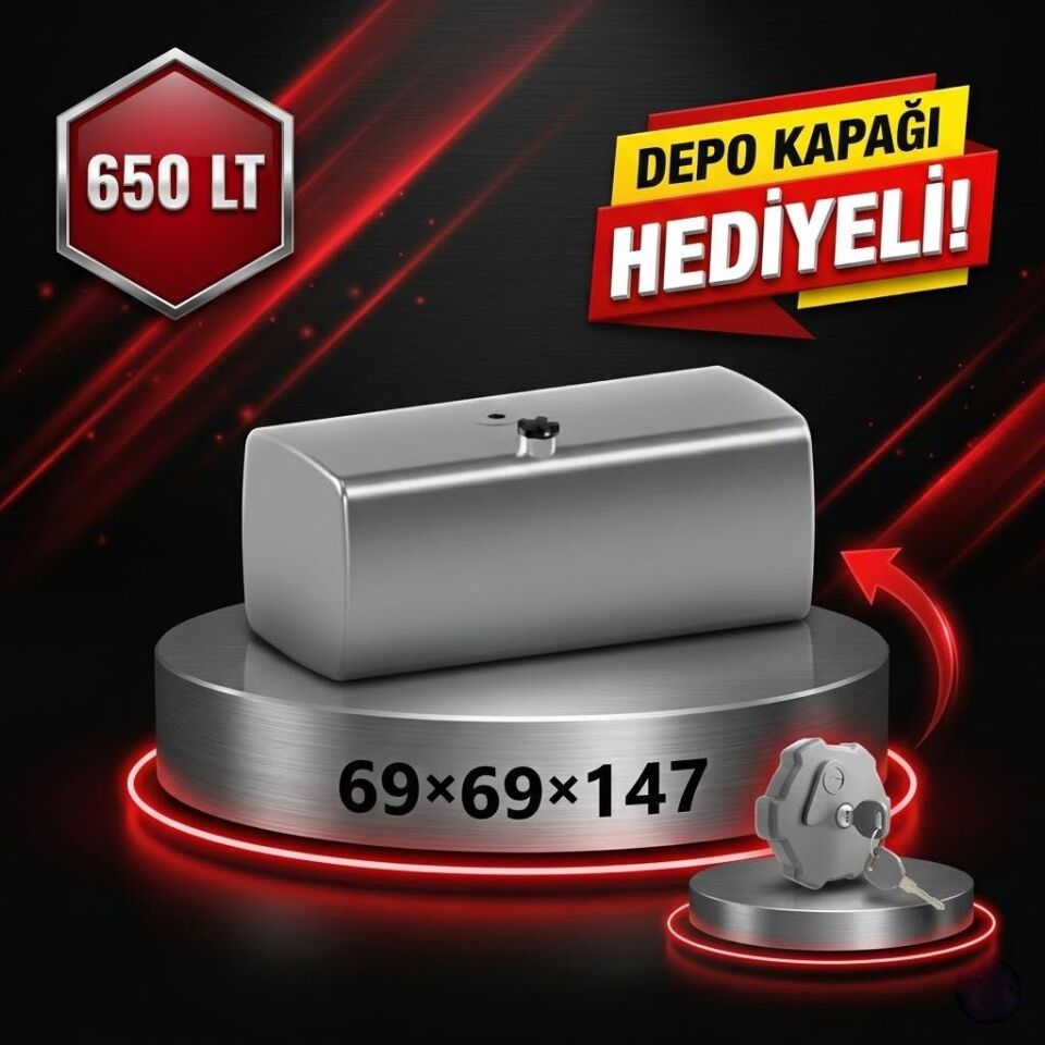 MERCEDES 650 LT ALUMINIUM-KRAFTSTOFFTANK OHNE FÜSSE 69*69*147