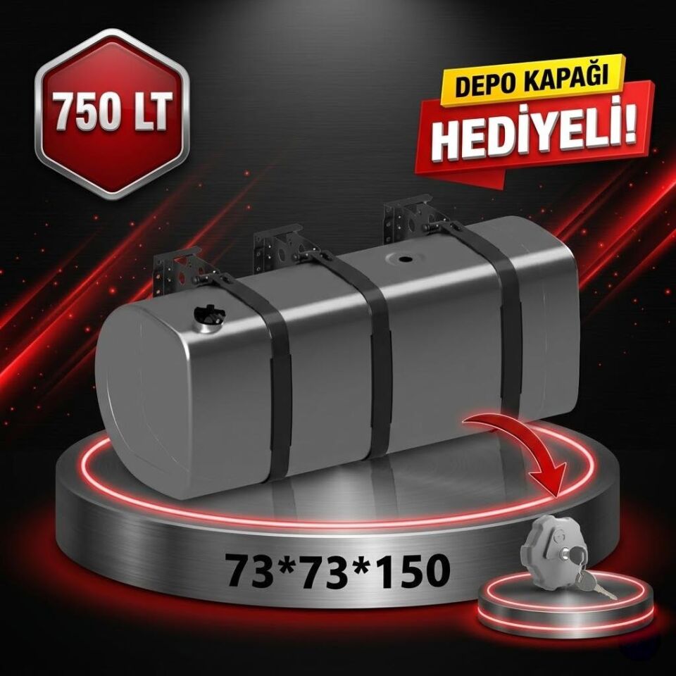 MAN 750 LT GALVANİZ AYAKLI YAKIT DEPOSU 73*73*150