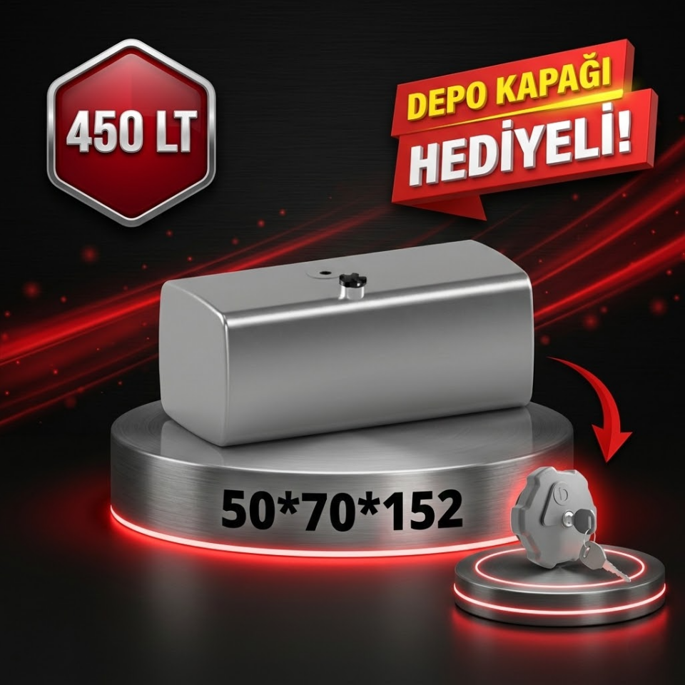 MERCEDES 750 LT GALVANİZ AYAKLI YAKIT DEPOSU 73*73*150