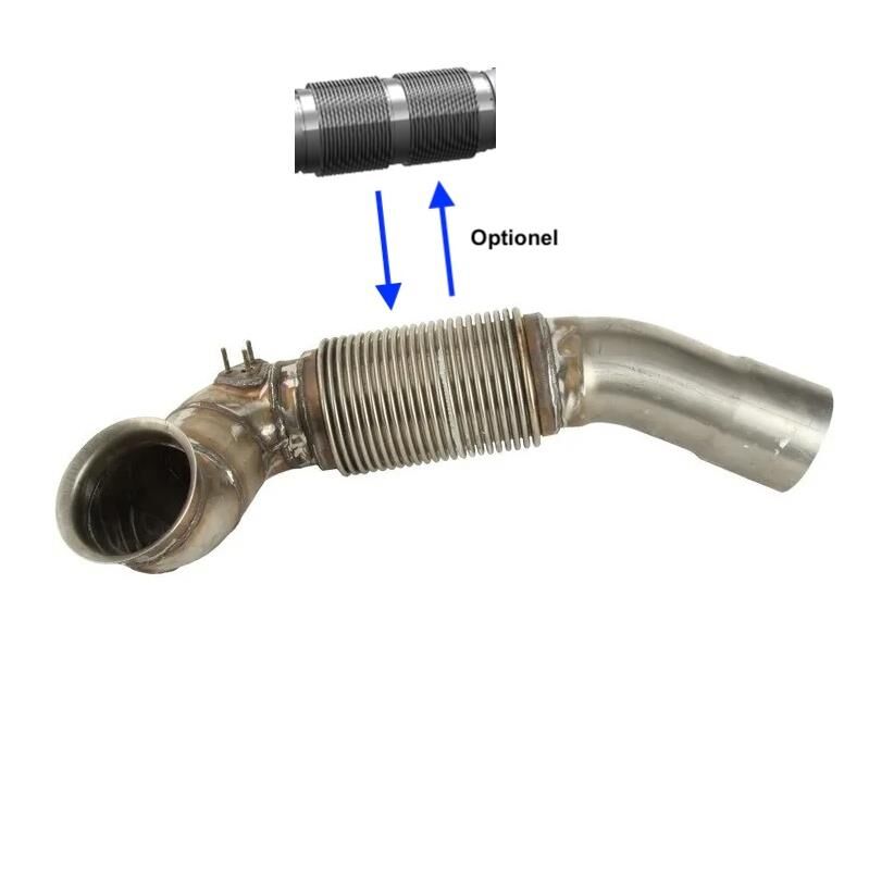 MERCEDES ACTROS MP2 / MP3 FLEX TİPİ ÖN BORU ALU.EKO. 9304906119 9304908219
