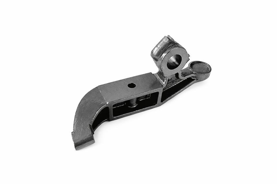Plaque de bras stabilisateur avant 1er essieu Mercedes 4140, 83 mm, avec capuchon, côté droit, référence 9303231484